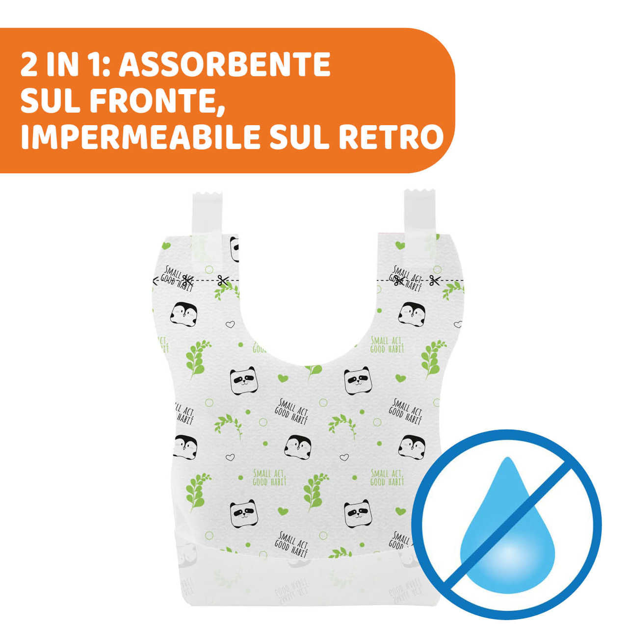 Bavaglini monouso Chicco 6m+ 36pz