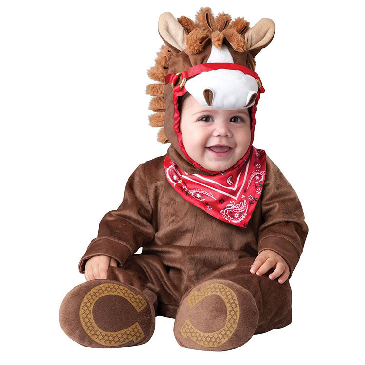 Costume da Cavallino per Neonato – Morbido e Divertente 🐴🤠