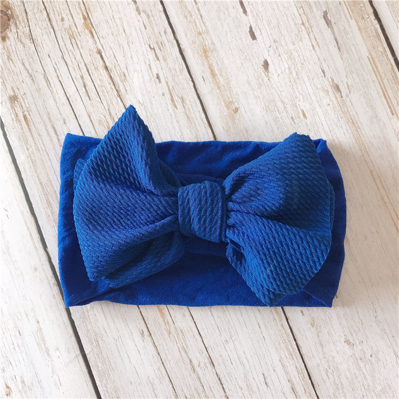 Fasce Neonata con Maxi Fiocco Set di Colori Vivaci