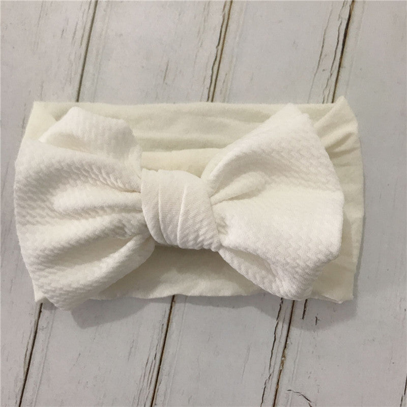 Fasce Neonata con Maxi Fiocco Set di Colori Vivaci