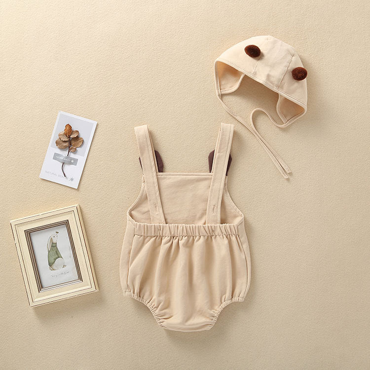 Pagliaccetto per Bambino a Tema Orsetto con Cappellino Coordinato