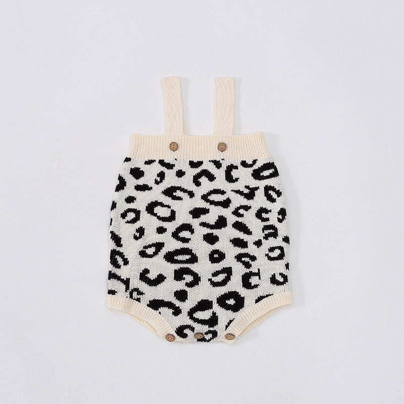 Completo bimba in Maglia Animalier - Cardigan e Body