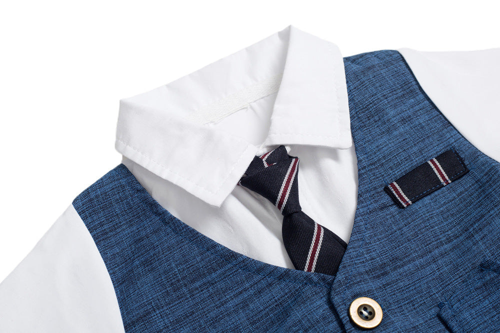 Set Completo elegante Estivo neonato 4 pezzi