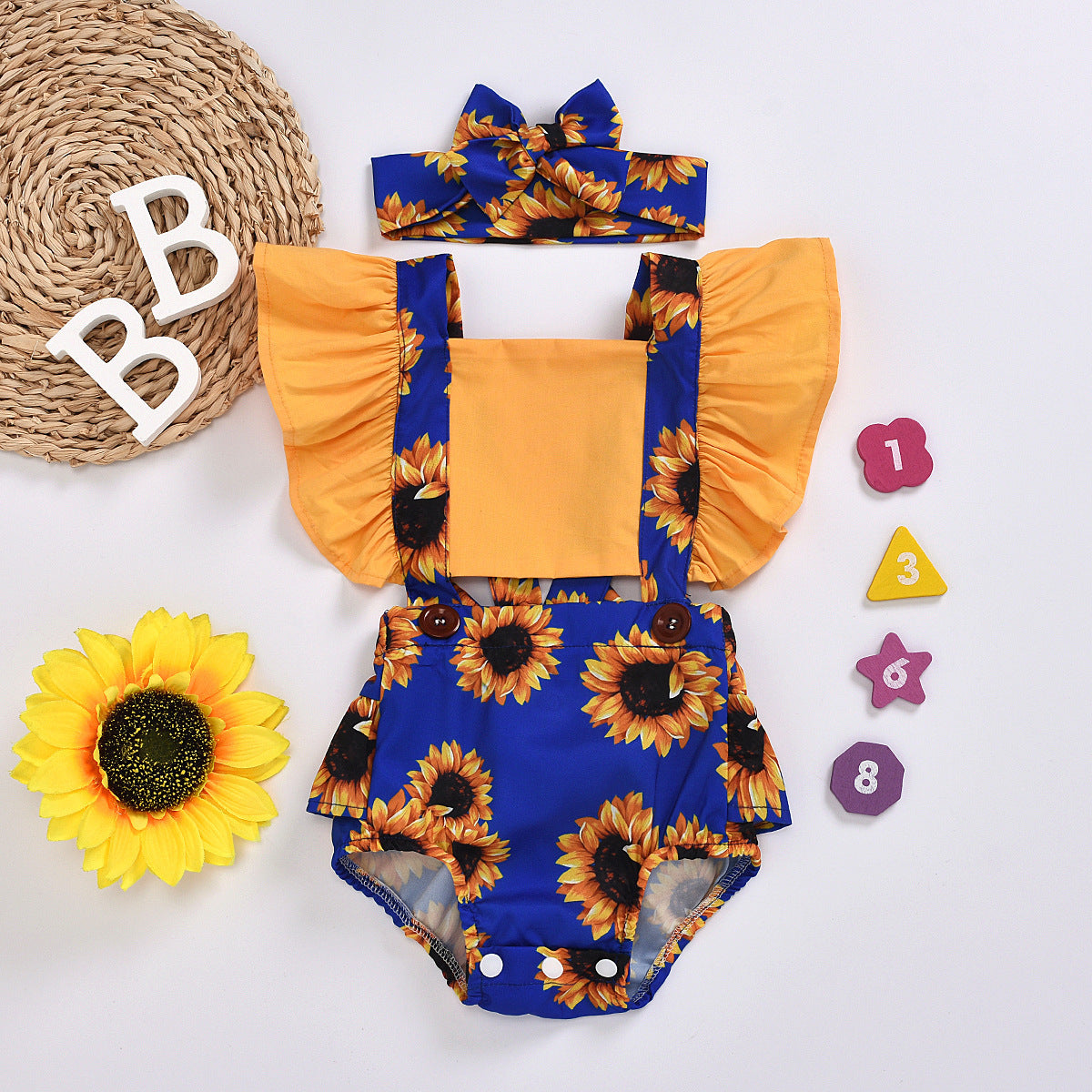 Pagliaccetto Girasole con Fascia bimba
