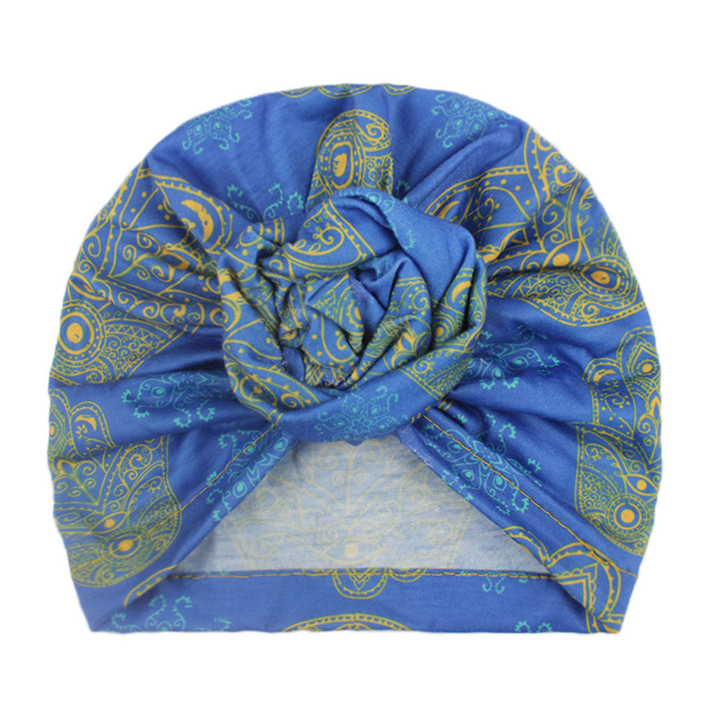 Turbante Neonata con Stampa Boho