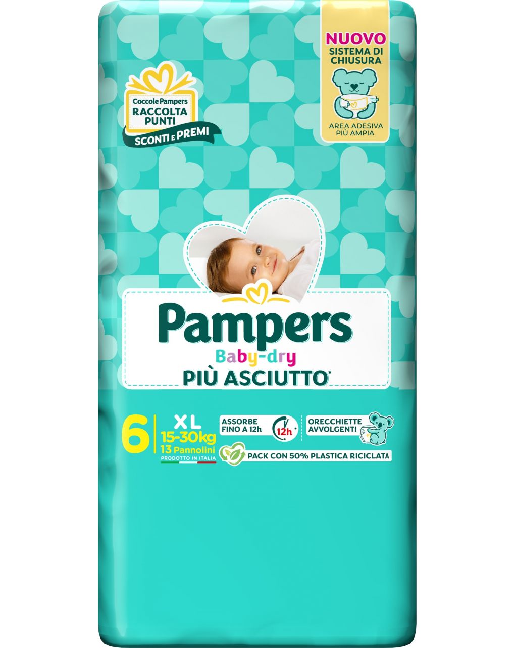 Pampers Baby Dry 6 pañales 13uds.