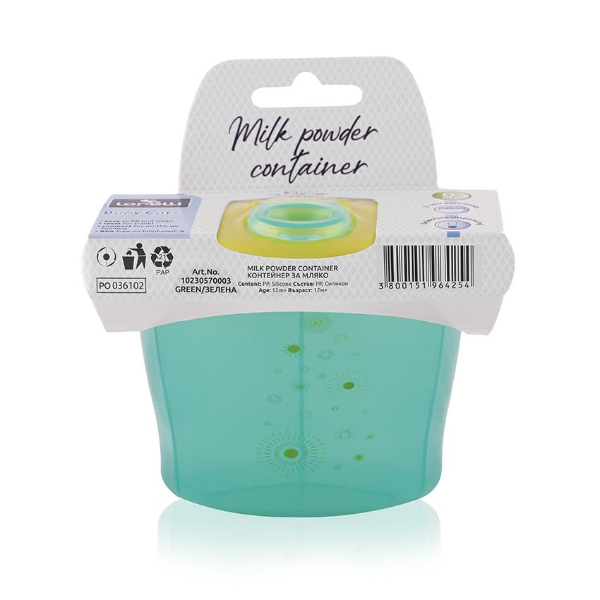 ENVASE DE LECHE VERDE EN POLVO