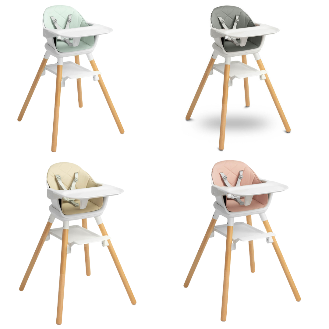 Seggiolone Bravo Evolutivo 4 in 1 - Design Moderno e Funzionale