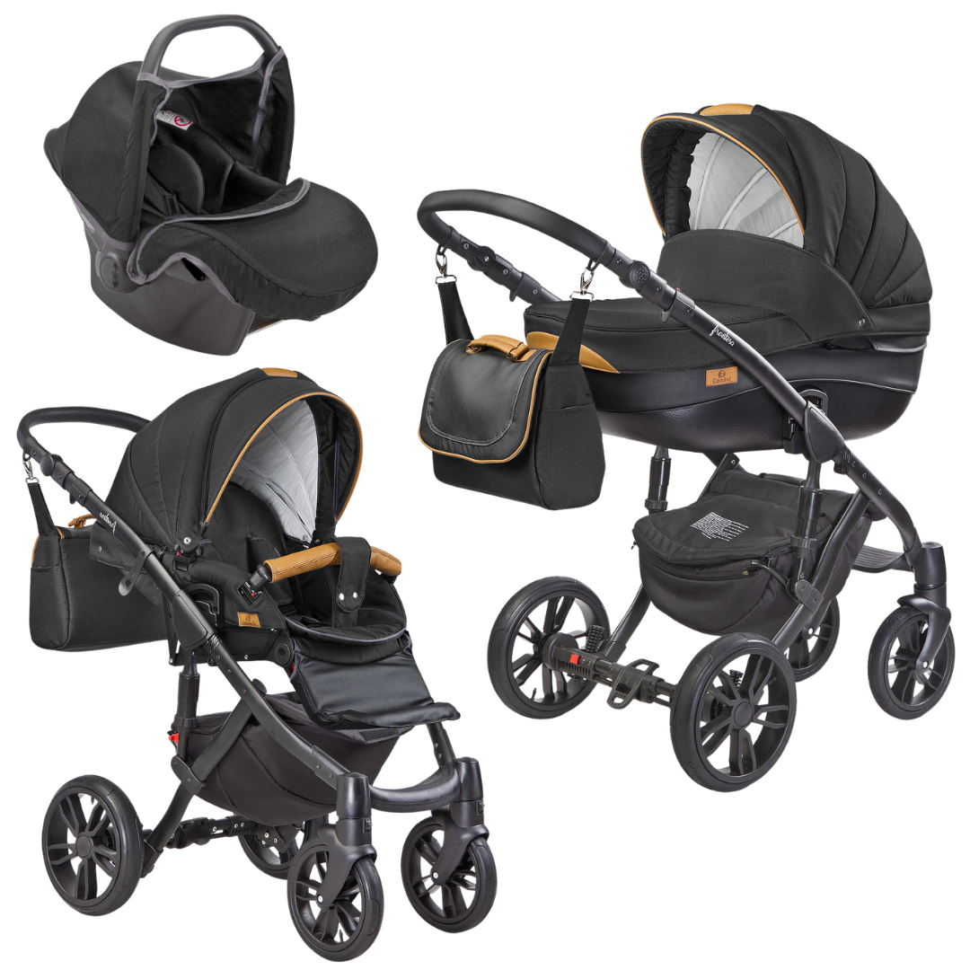 Trio ideale nero con borsone incluso