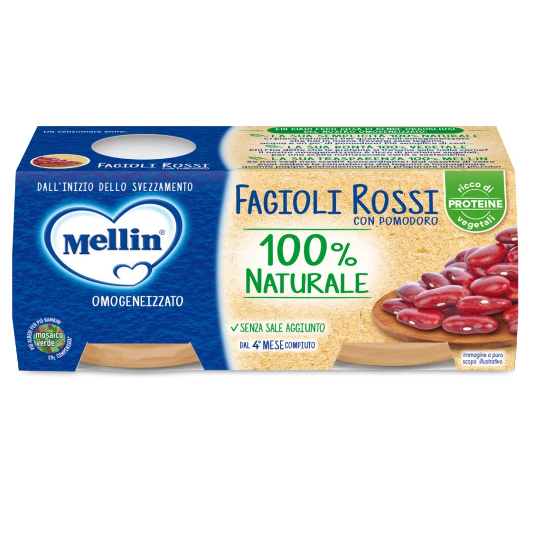 Omogeneizzato Mellin fagioli rossi 80x2gr