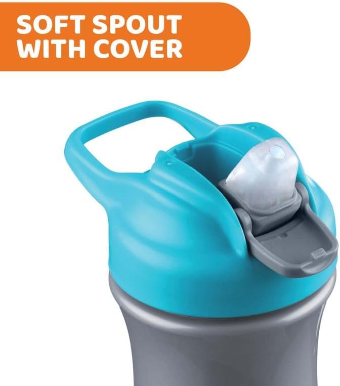 Borraccia in silicone CHICCO 350ML Azzurro da 2 anni+