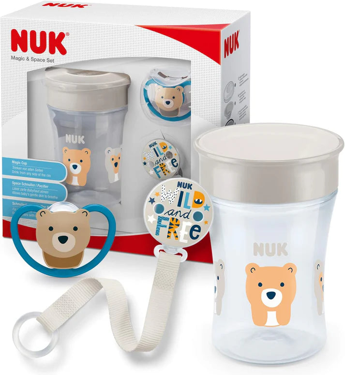 magic cup set Nuk grigio 6mesi+