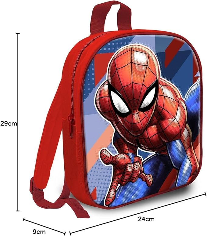Mochila Spiderman, bolso de 29 cm.