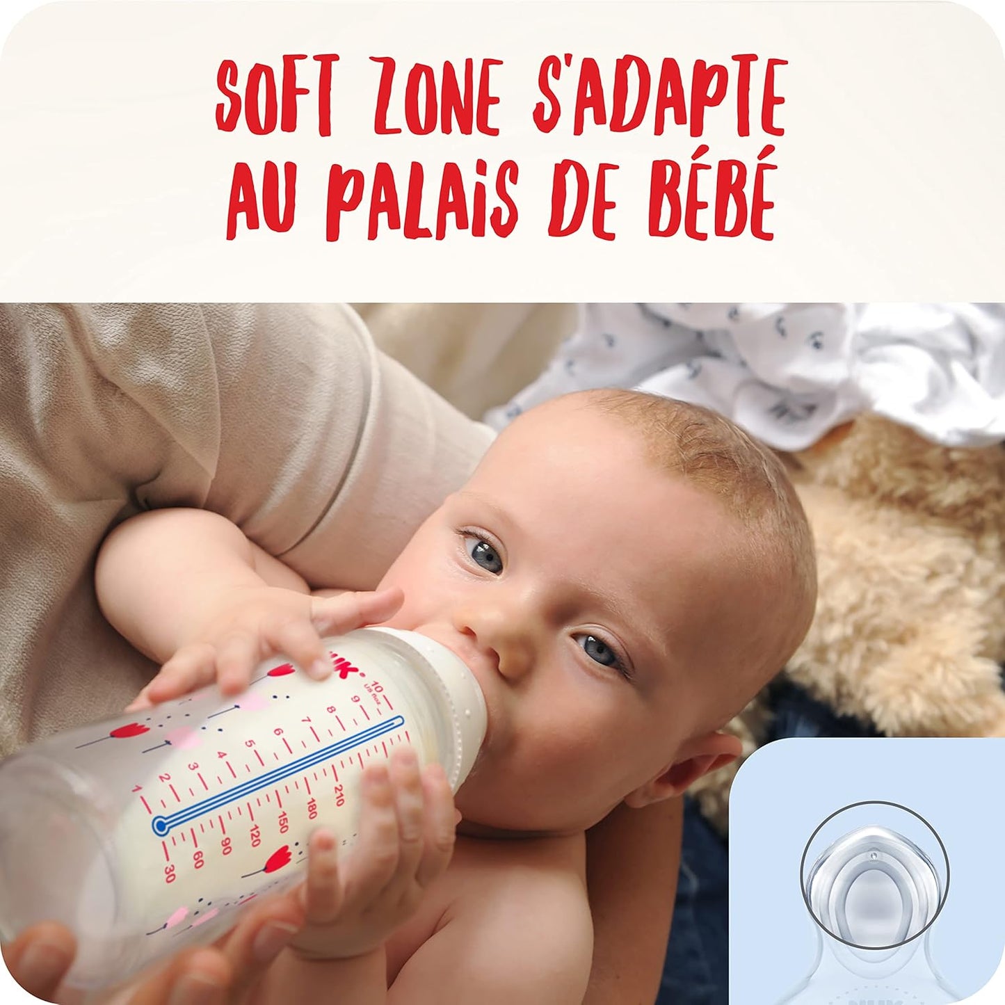1052 BUT.300ML JAUGE DE TEMPÉRATURE 6-18 527901, 741103 BLEU
