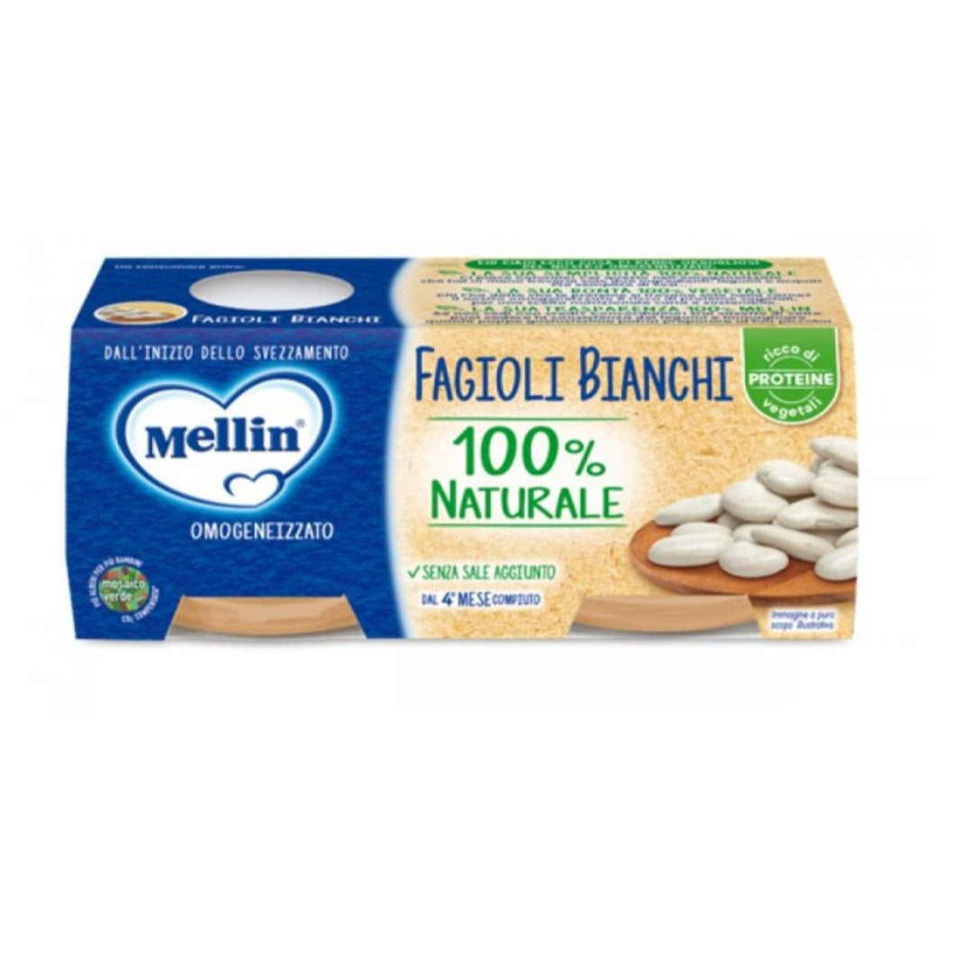 Omogeneizzato Mellin fagioli bianchi 80x2gr