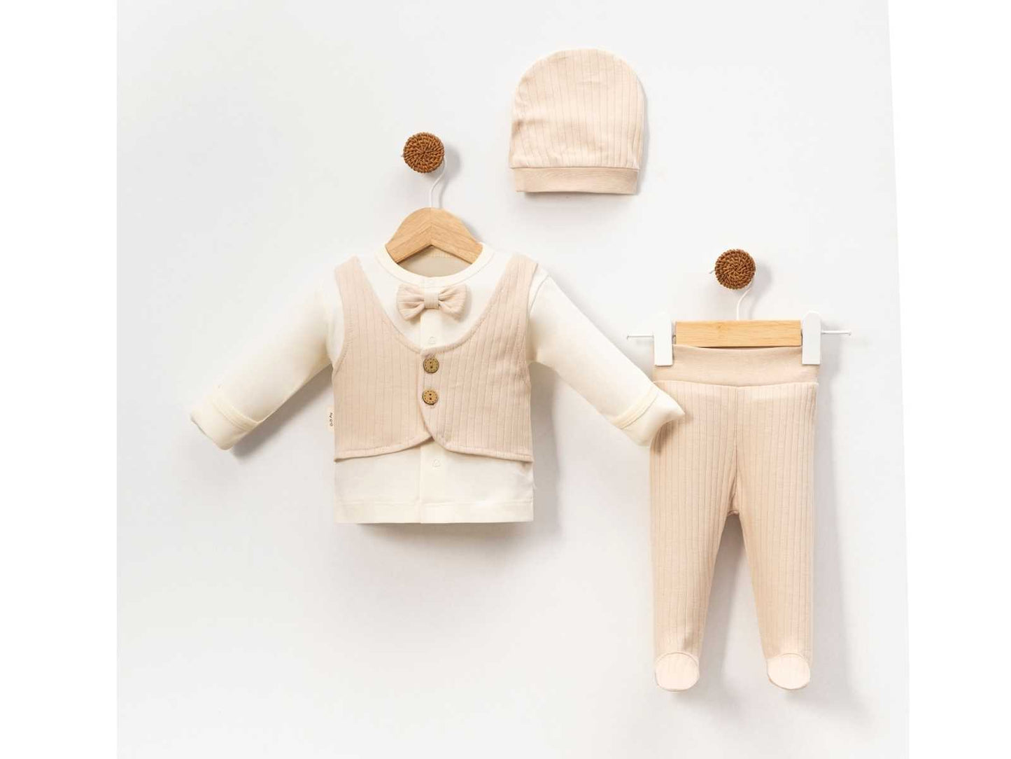 Set Nascita Neonato/ Bimbo Elegante "Piccolo Gentiluomo"