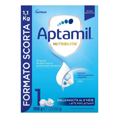Aptamil 1 leche en polvo 1100g (2x550gr)