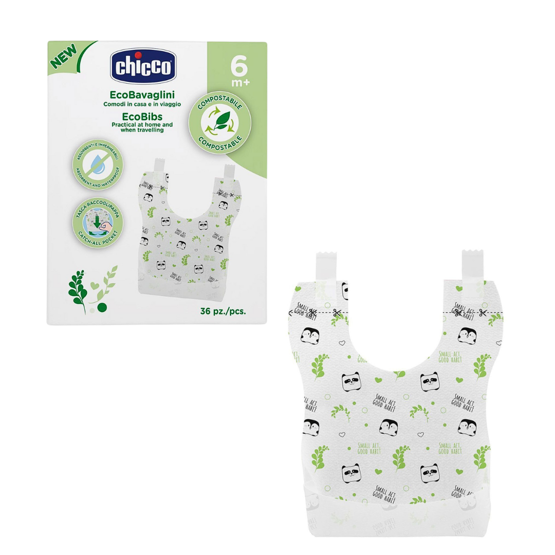 Bavaglini monouso Chicco 6m+ 36pz