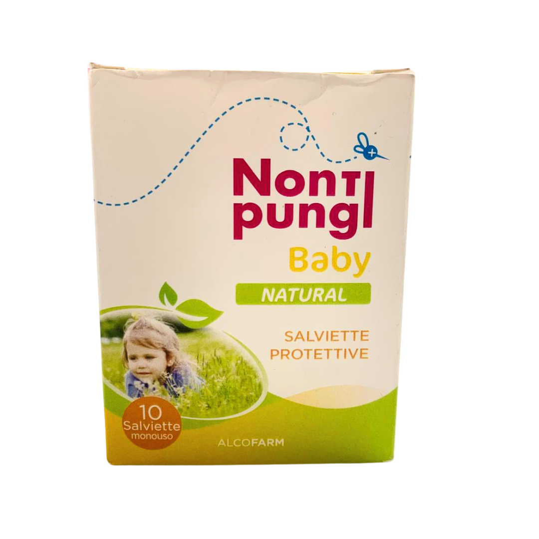 Toallitas antimosquitos para bebés NontiPungi