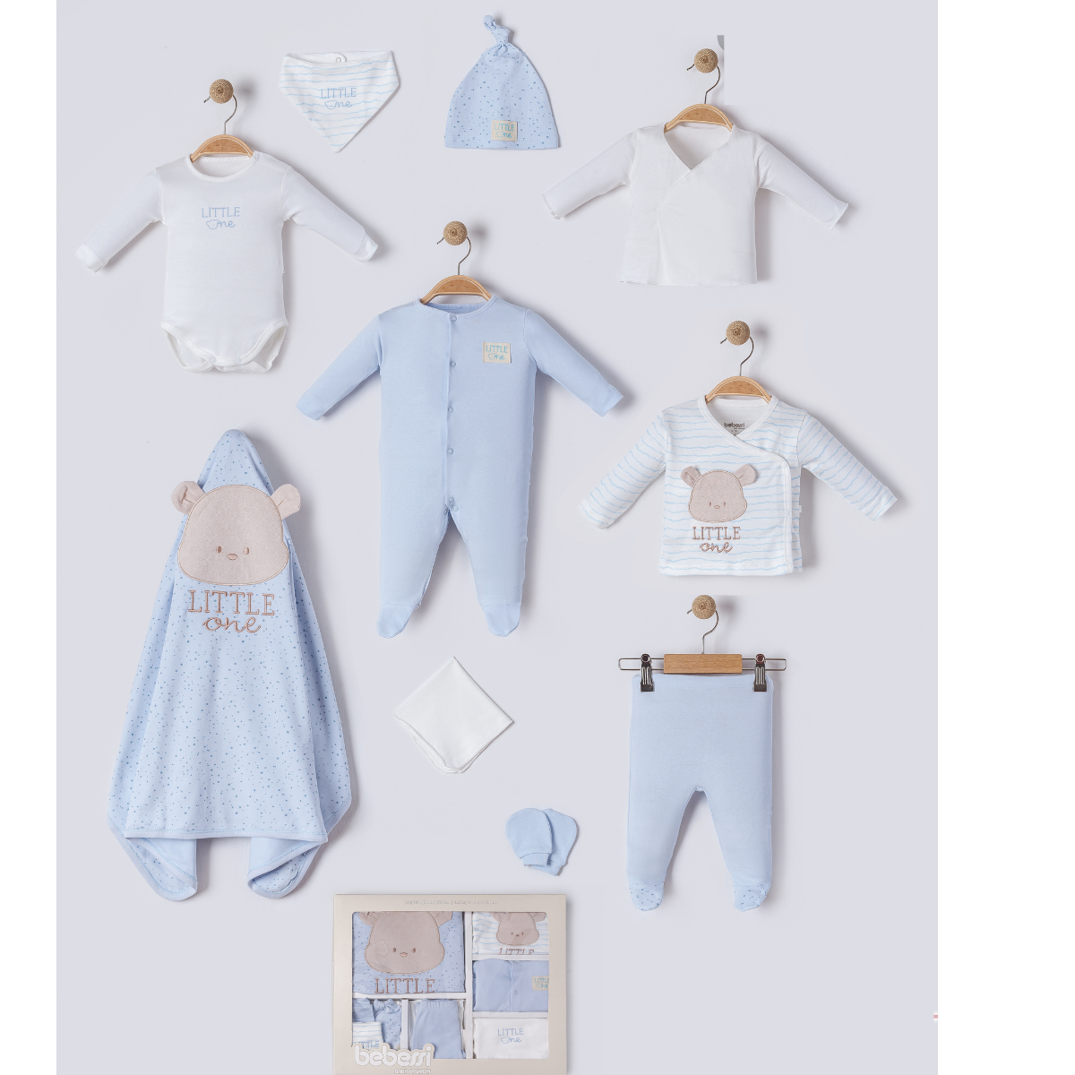corredino Neonato/a Neutro 10 Pezzi “Little One” – Cotone Morbido