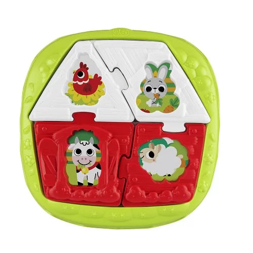Chicco Puzzle 2 en 1 Casa y Granja