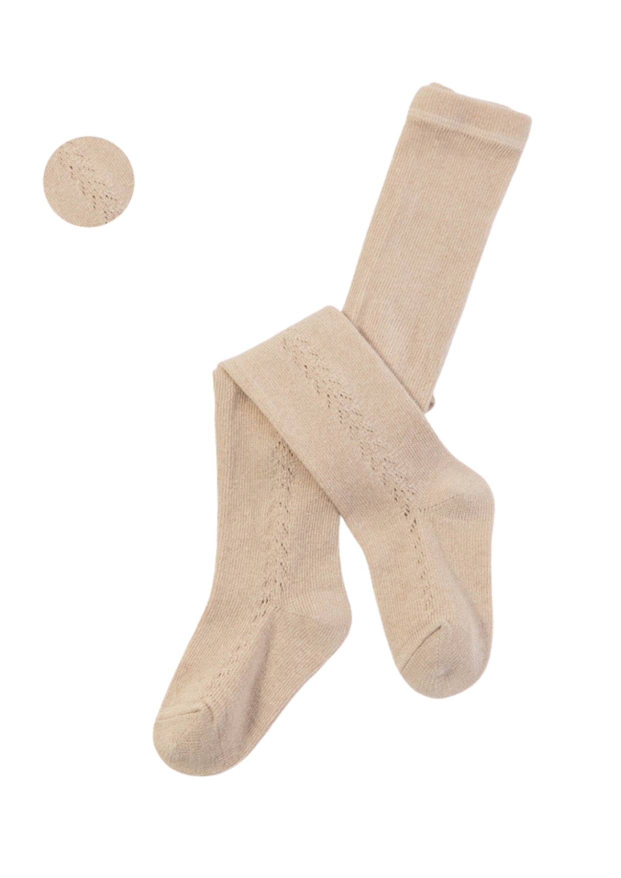 Collant traforati eleganti per bambina – Calze lunghe in cotone morbido