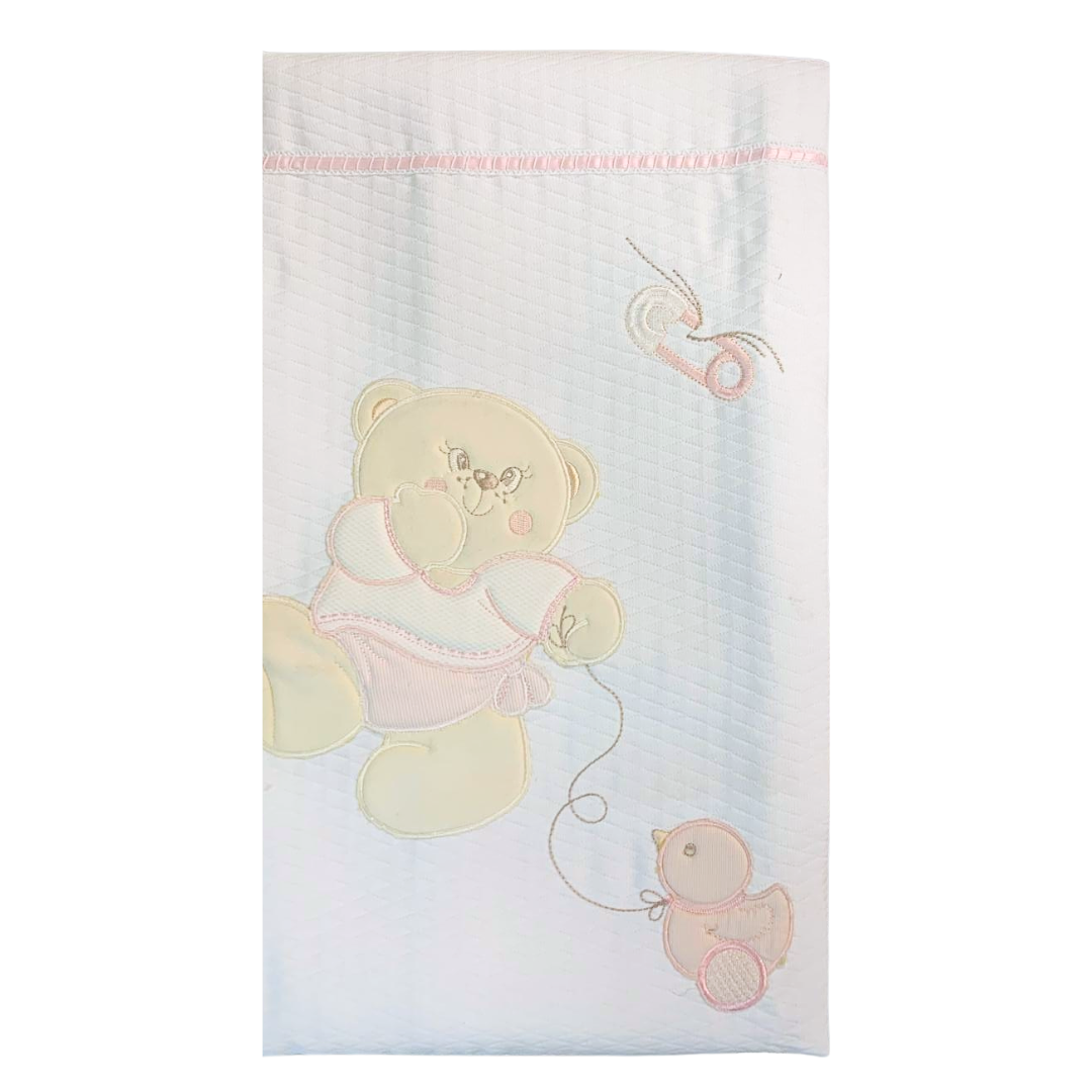 Copertina per Lettino 90x120cm con Orsetto