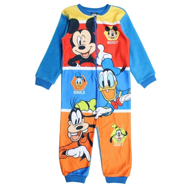 Tutone in pile Pigiama Bambino Mickey & Friends - Intera con Zip