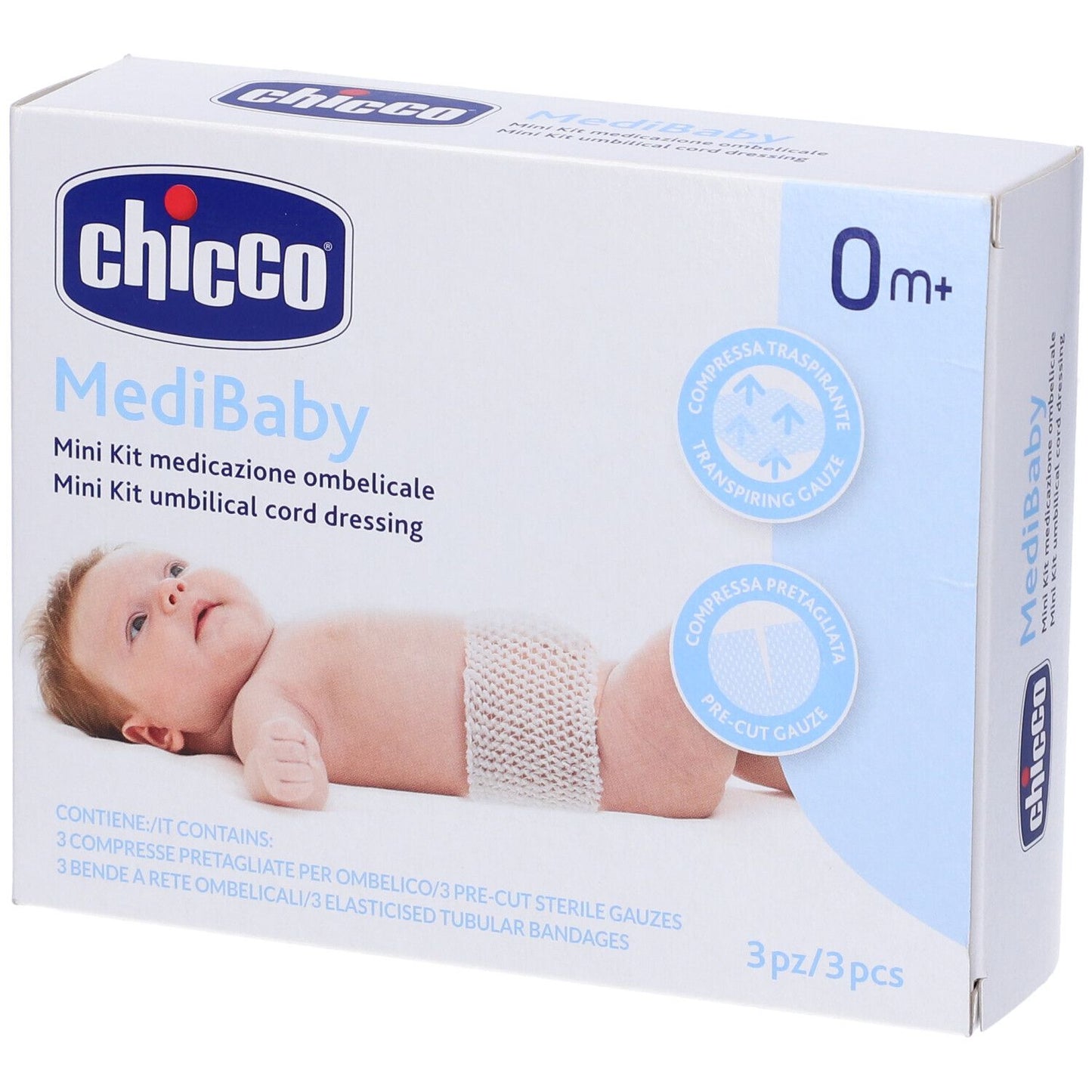 Chicco kit umbilical 3 aplicaciones