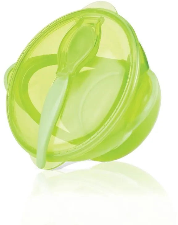Set de papilla Nuby Bol con ventosa y cuchara