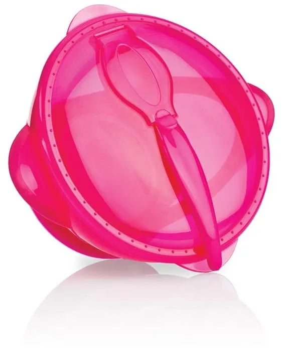 Set de papilla Nuby Bol con ventosa y cuchara