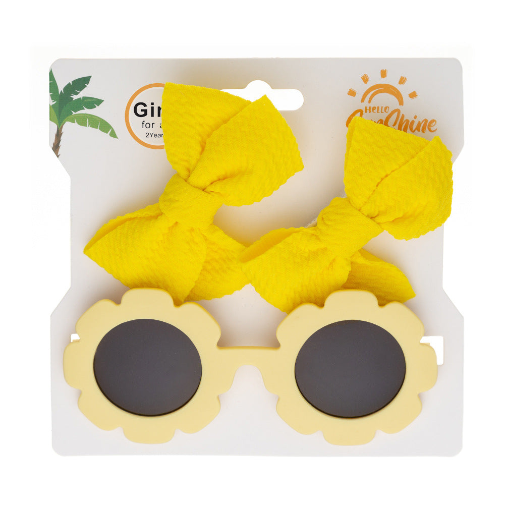 Set Occhiali da Sole Floreali & Fiocchi Coordinati