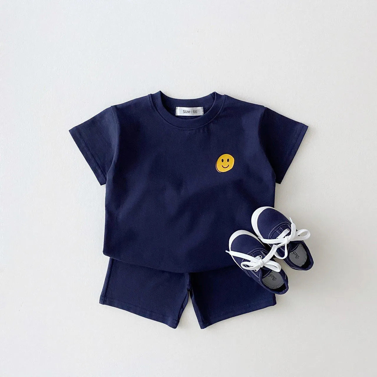 Coordinato estivo “Adore You” in cotone 2 pezzi