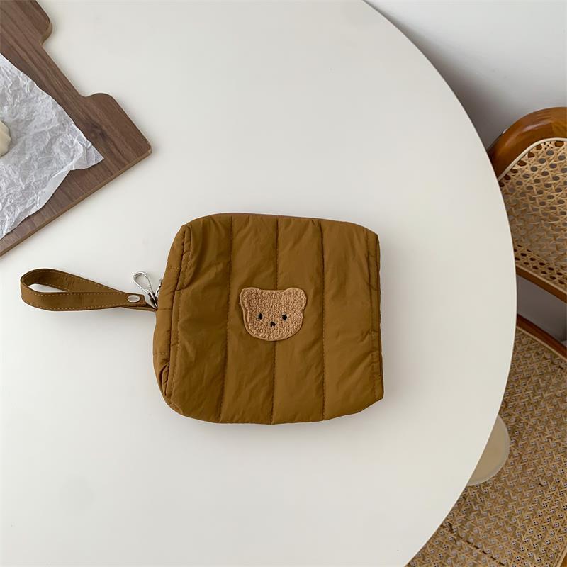 Pochette imbottita con orsetto