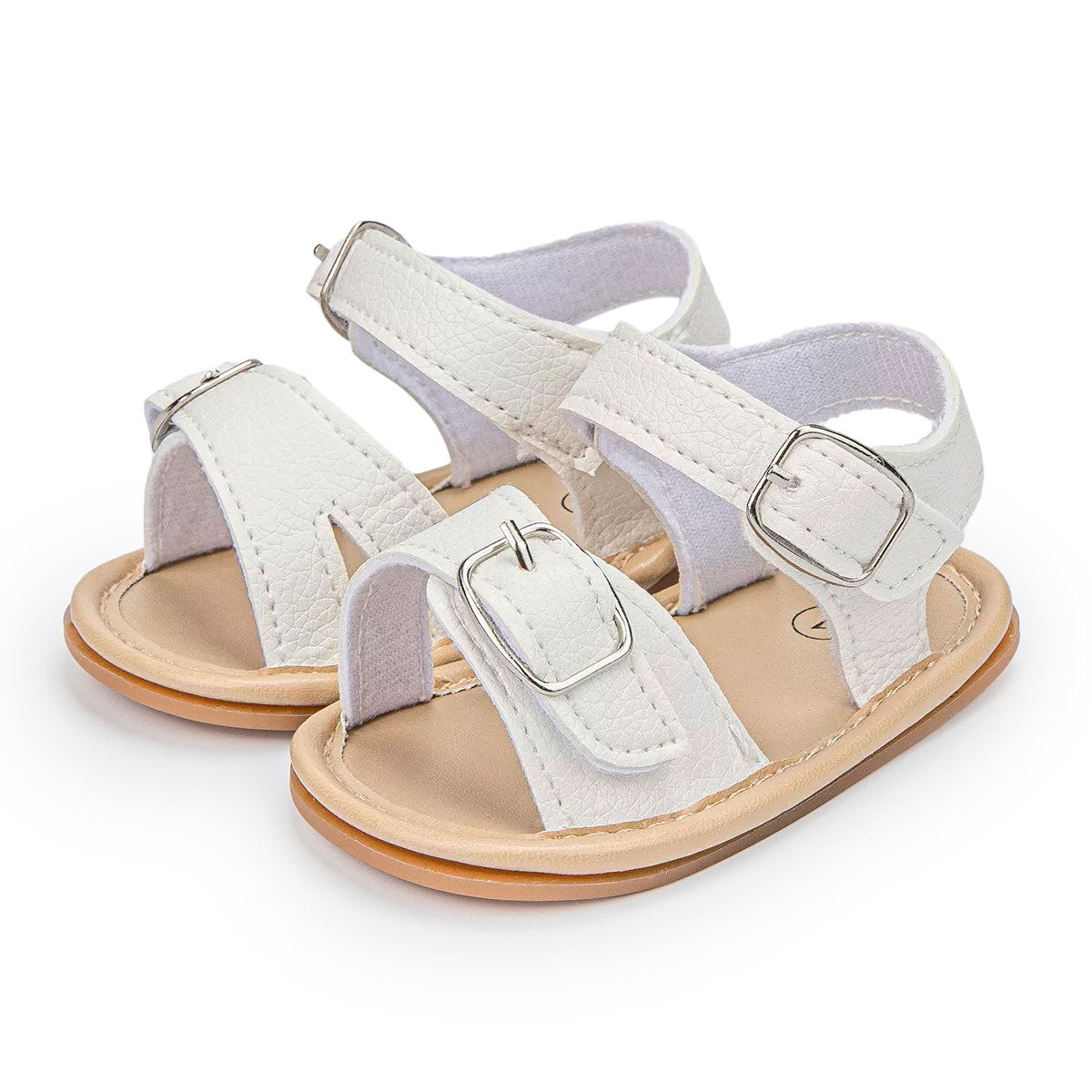 Sandali Baby Minimal Chic – Doppia Fascia con Fibbia Bimba