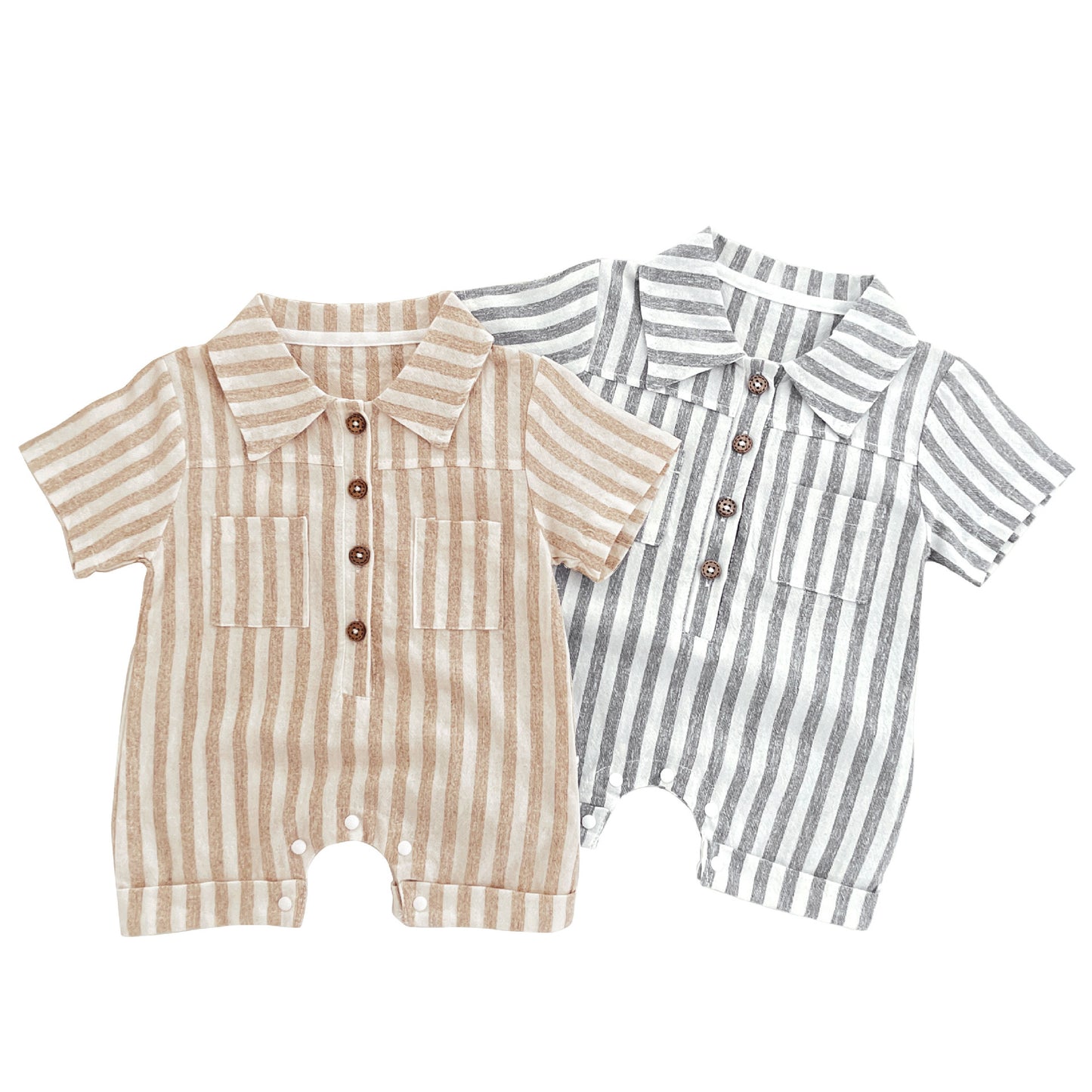 Pagliaccetto Estivo a Righe per bimbo 100% cotone