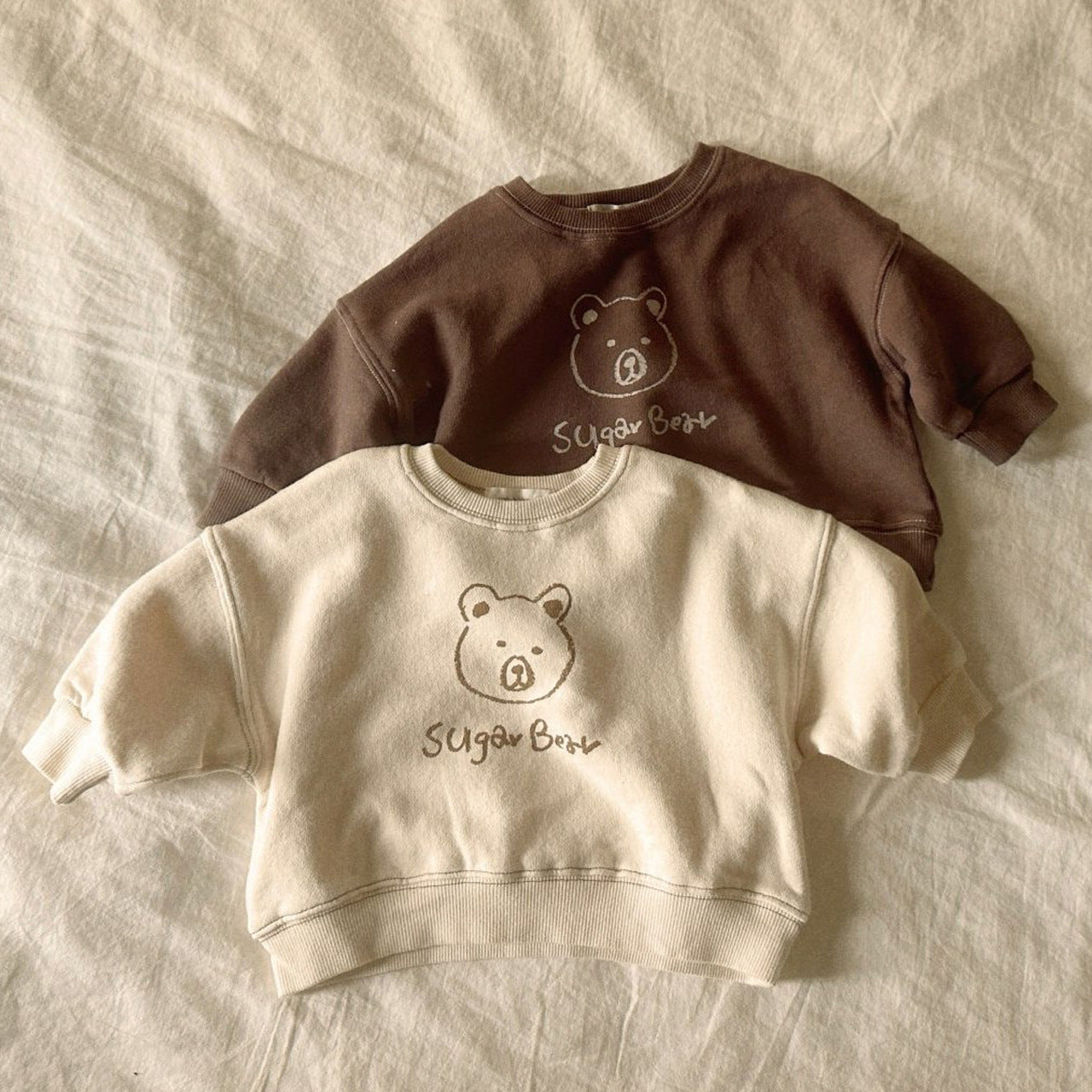 Felpa Oversize Bambino/Bambina "Sugar Bear"