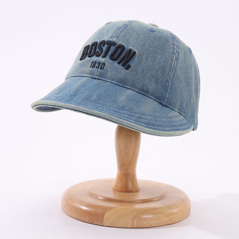 Cappellino in Denim "Boston 1830"