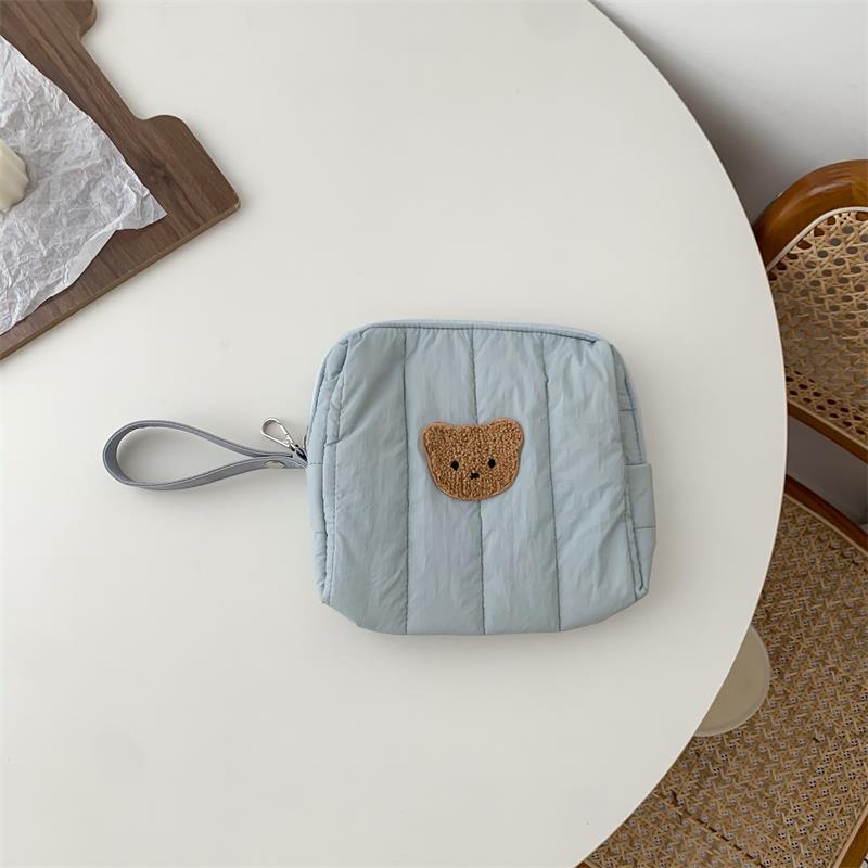 Pochette imbottita con orsetto