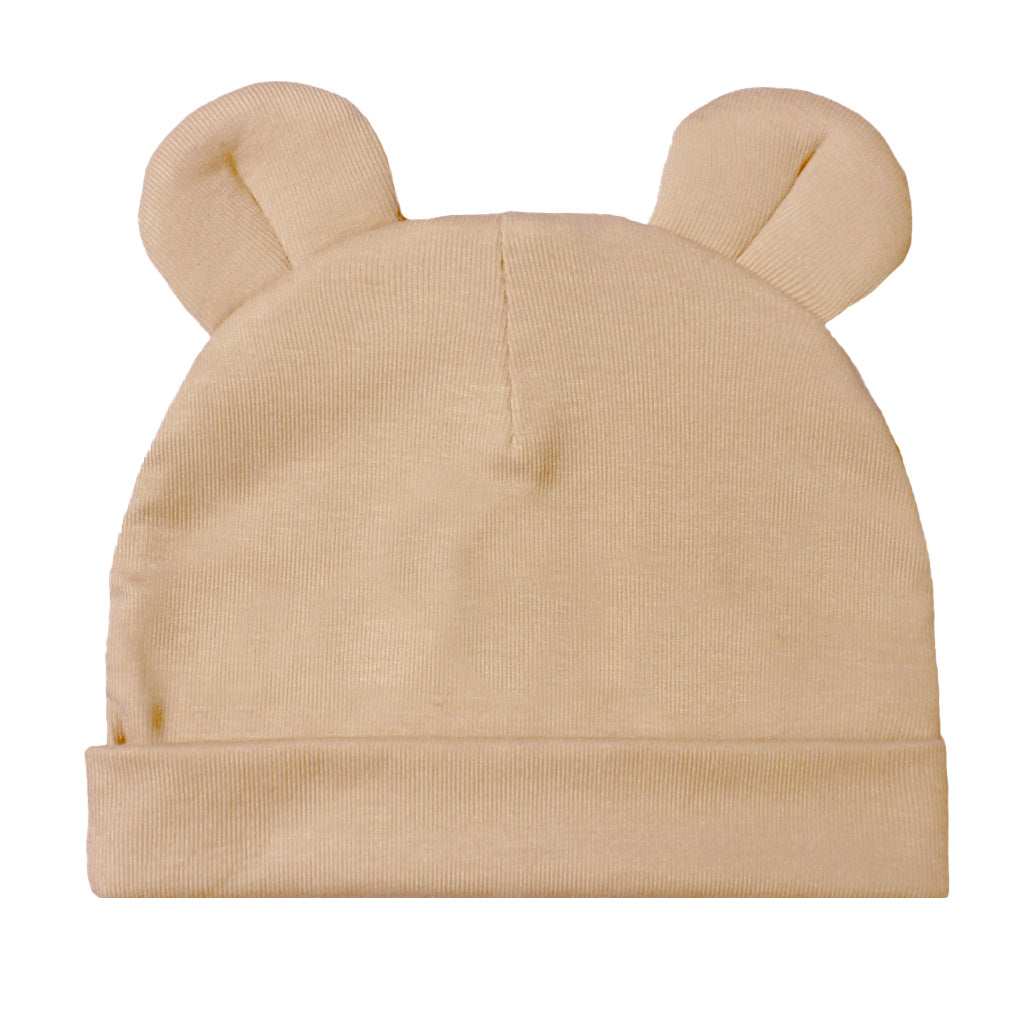 Cappellino Neonato in Cotone con Orecchie