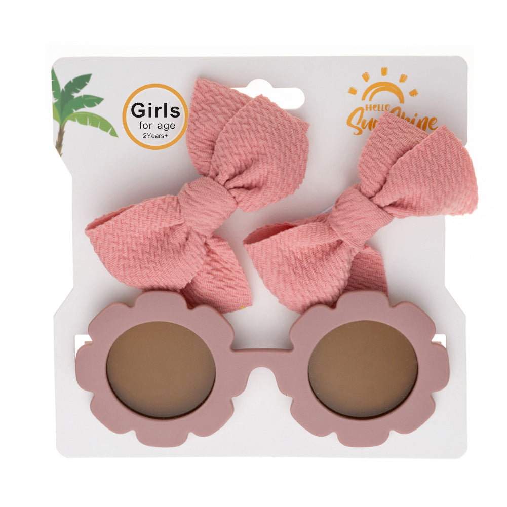 Set Occhiali da Sole Floreali & Fiocchi Coordinati