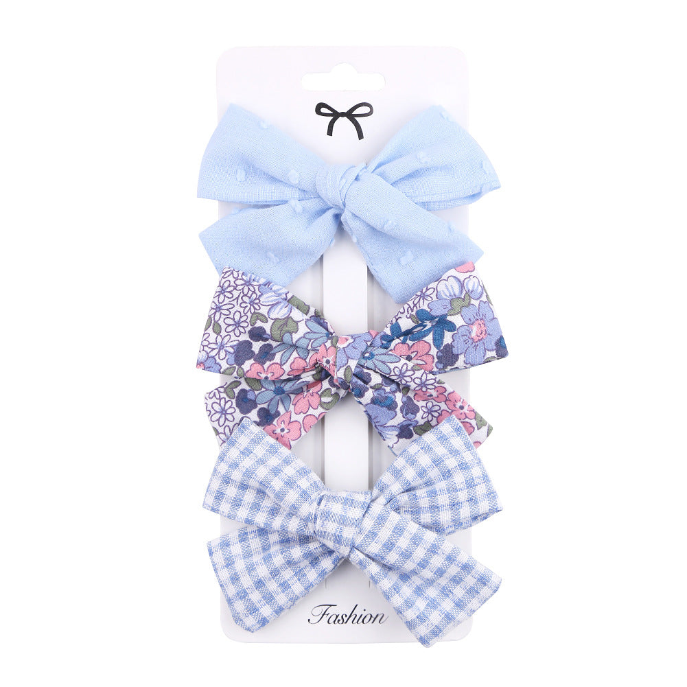 Set Fiocchi per Capelli Bambina - Fantasie Colorate e Tartan