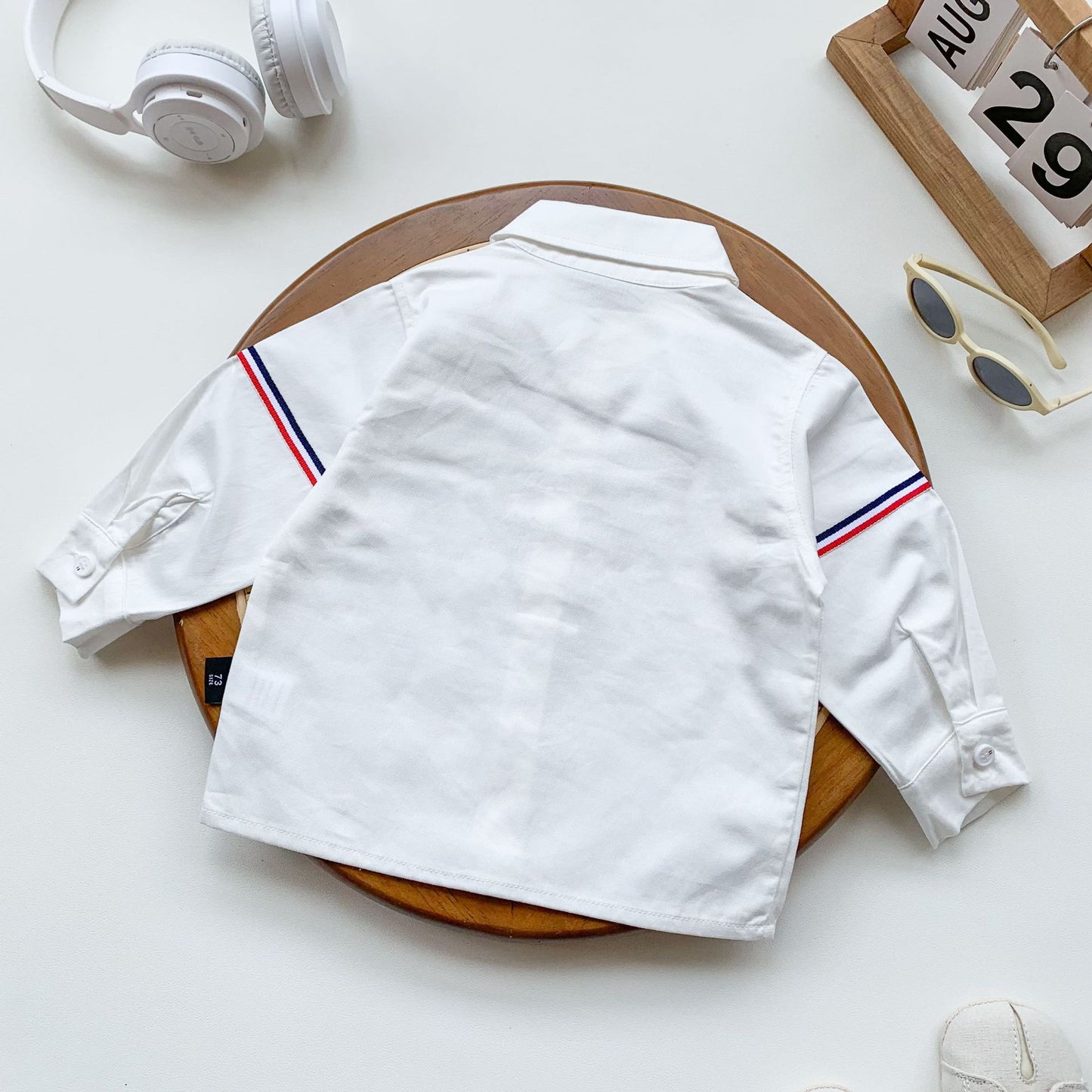 Camicia Bianca Navy per Bimbo