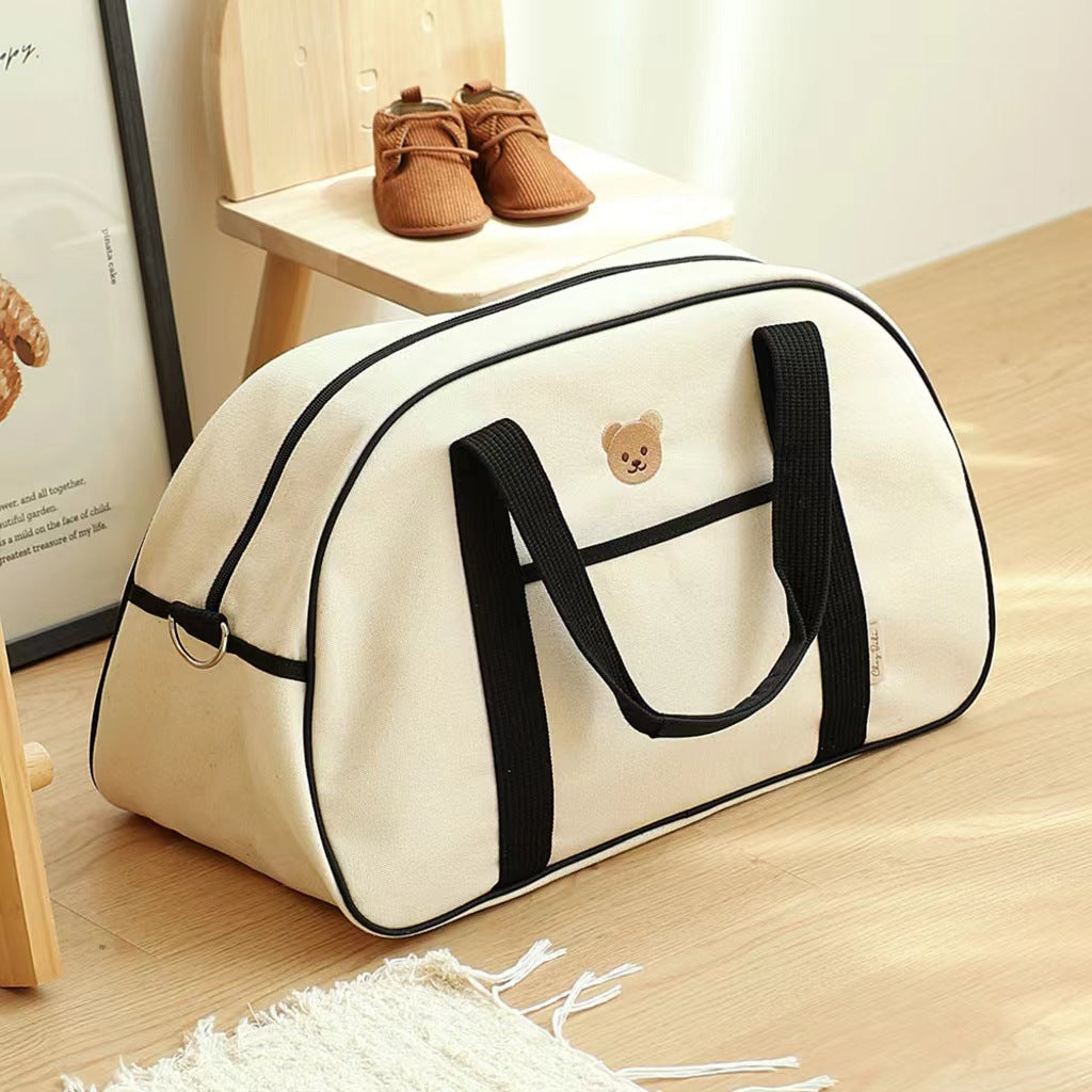 Borsa in Tela con Design Orsetto – Elegante e Versatile