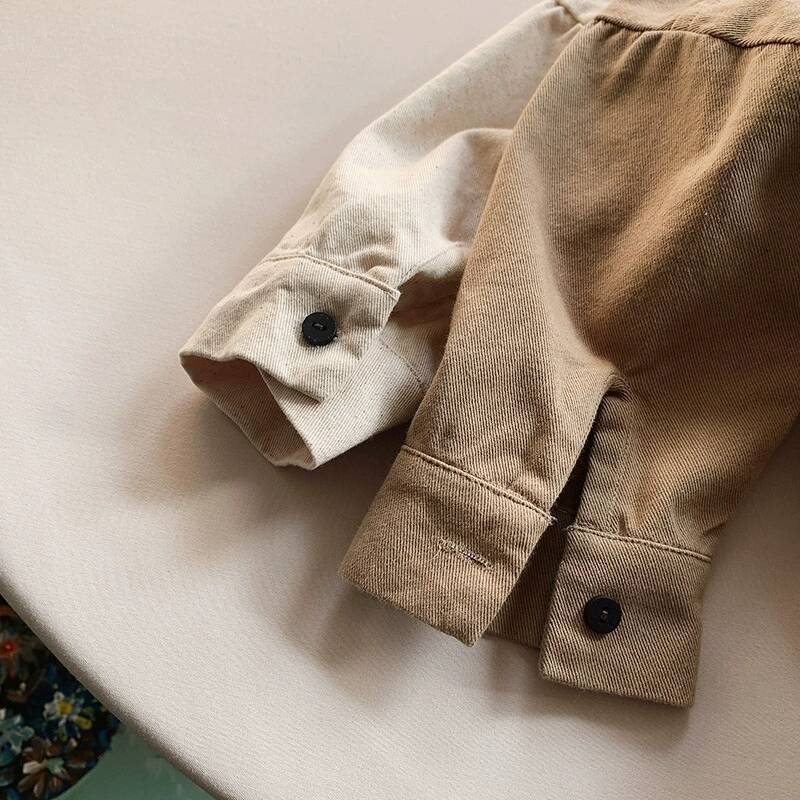 Camicia in Cotone a Maniche Lunghe per bimbo invernale