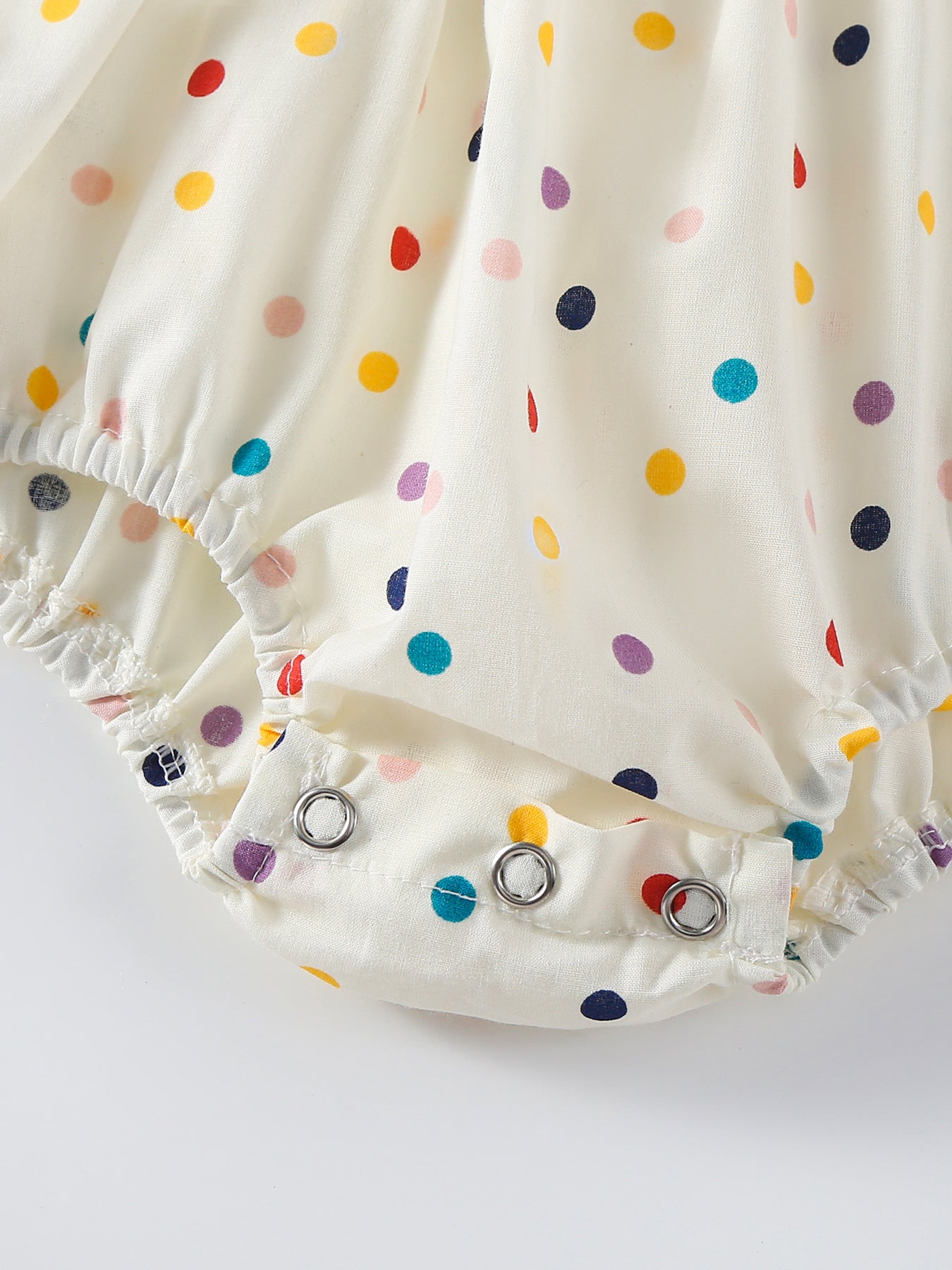 Pagliccetto Estivo per Neonata con Pois e Cappellino Coordinato