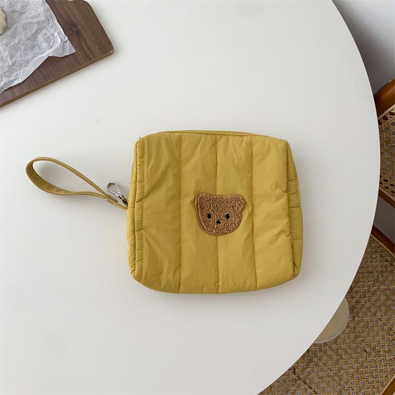 Pochette imbottita con orsetto
