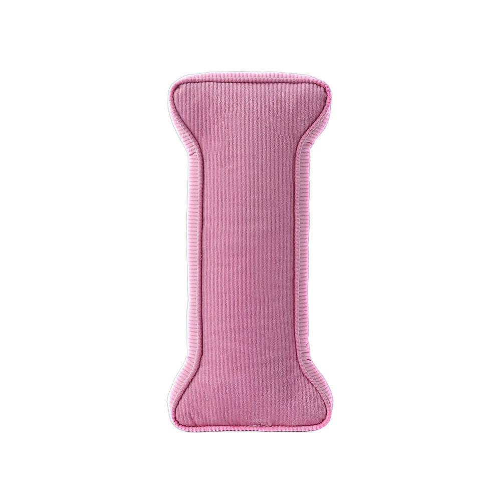 Cuscino lettera in tessuto – decorativi per cameretta Rosa