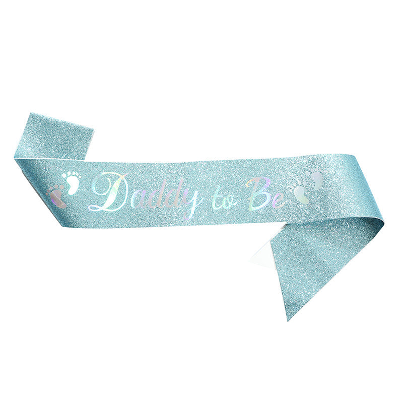 Fascia Daddy to Be Accessorio Baby Shower per Futuro Papà