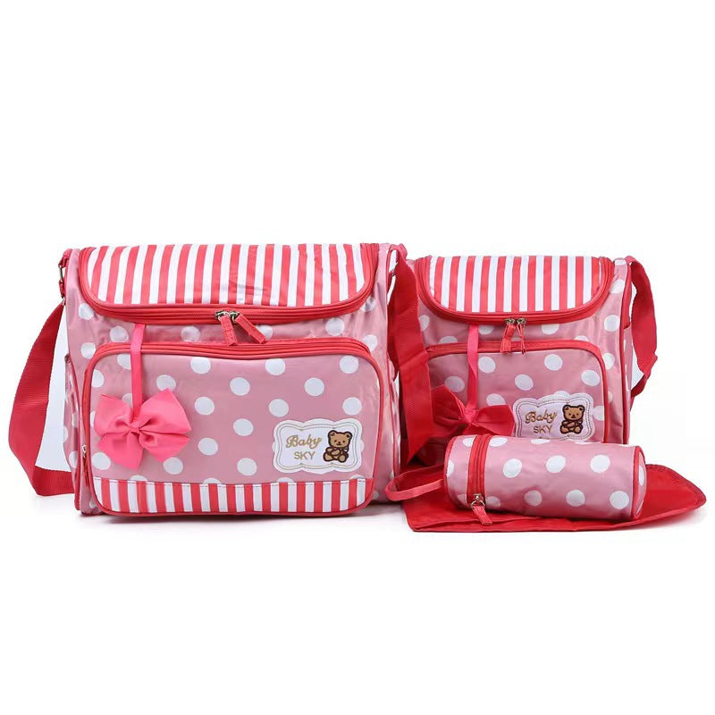 Set Borse Fasciatoio Baby - 5 Pezzi Coordinati "Baby Sky"